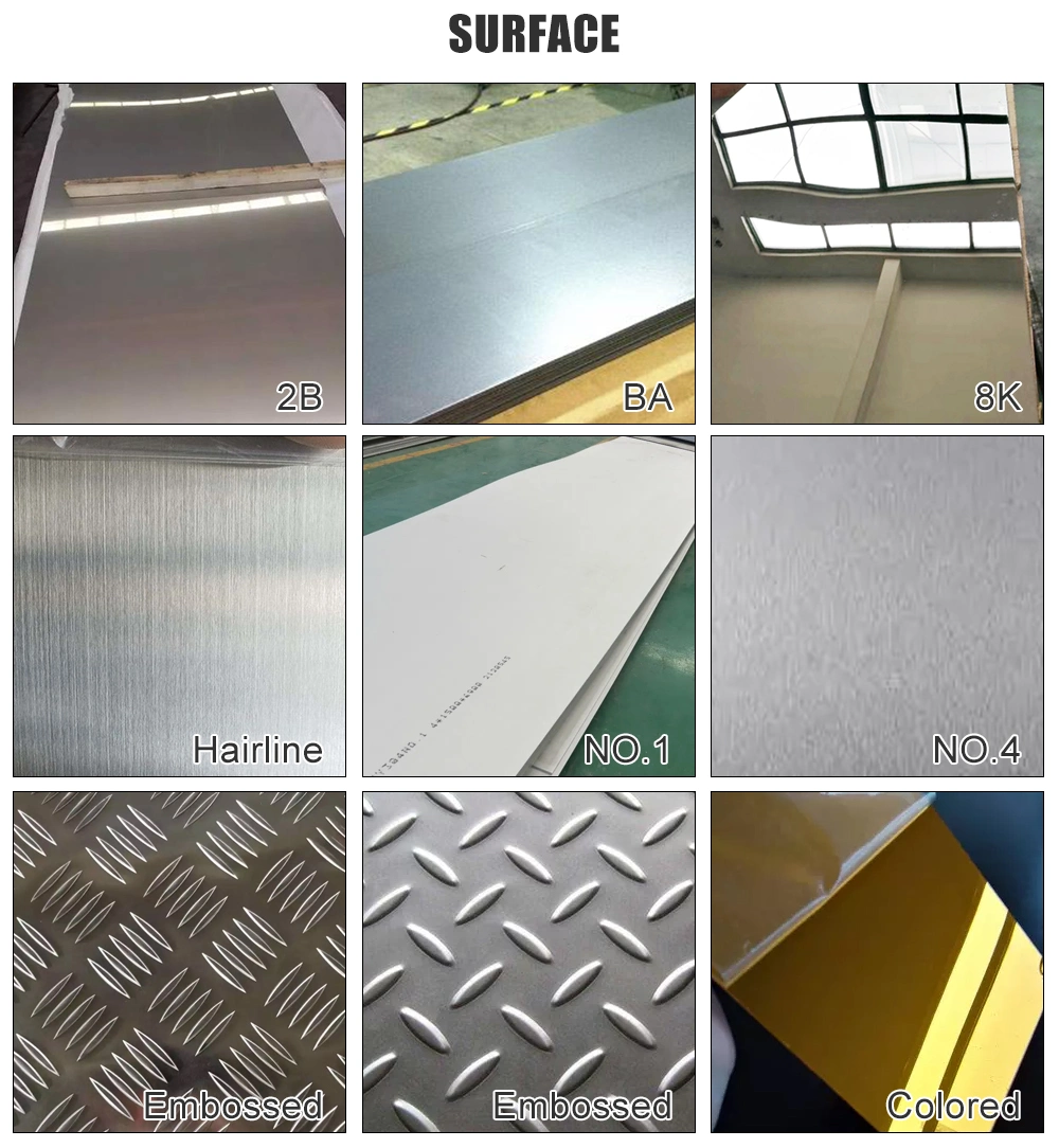Stainless Steel Sheet 1X1000X2000 AISI310s Main Product of Stainless Steel Flat-Rolled Metal Products Steel Sheets