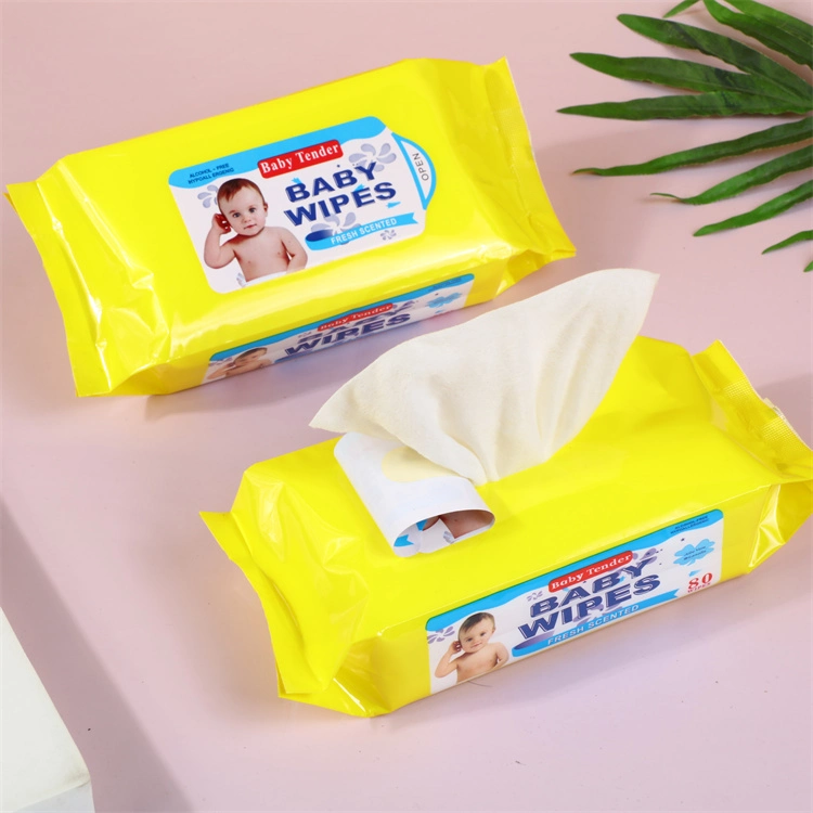 Super Affordable 80PCS Custom Household Baby Wipes Skin Care Non-Woven