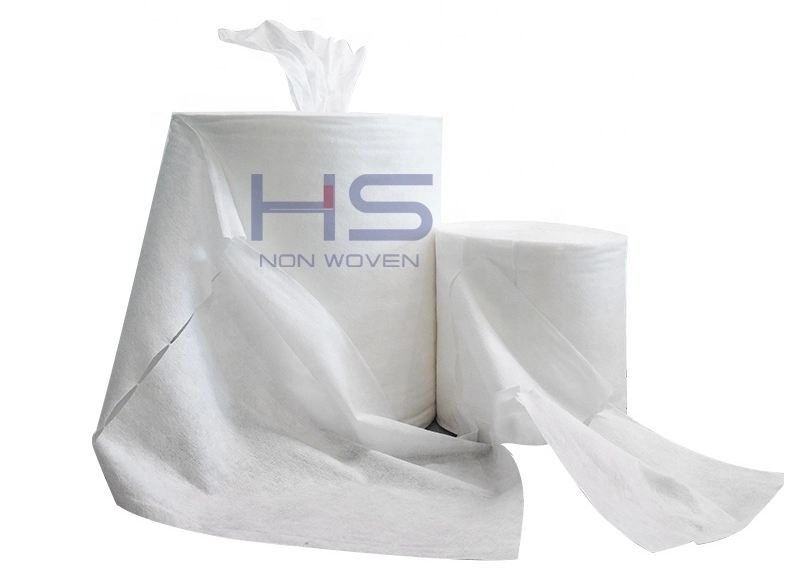 Spunlace Non-Woven Cleaning Wipes Canister Dry Wipes Wet Wipes Roll
