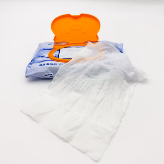 Re-Sealable Top Flushable Toilet Paper Holder Wet Wipes with Aloe