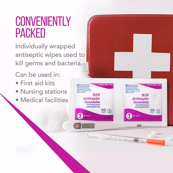 Medical Benzalkonium Chloride Antiseptic Wet Wipes