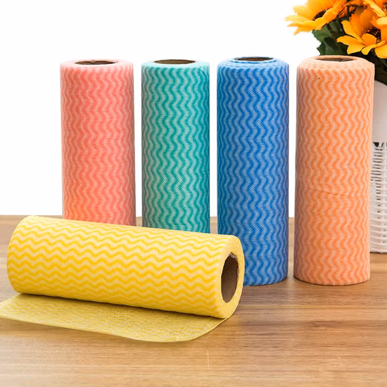 Spunlace Non Woven Fabric Disposable Kitchen Cleaning Wipes