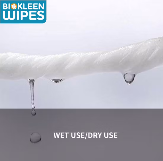 China Polyester Non Woven Industrial Disposable Lint Free Oil Absorbent Cleaning Dry Wipe Roll Supplier